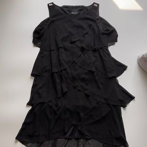 Dress barn black tiered dress size 18W